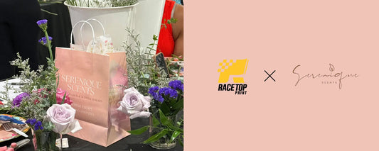 RacetopPrint x Serenique Scents: Luxury Packaging for Scent Branding