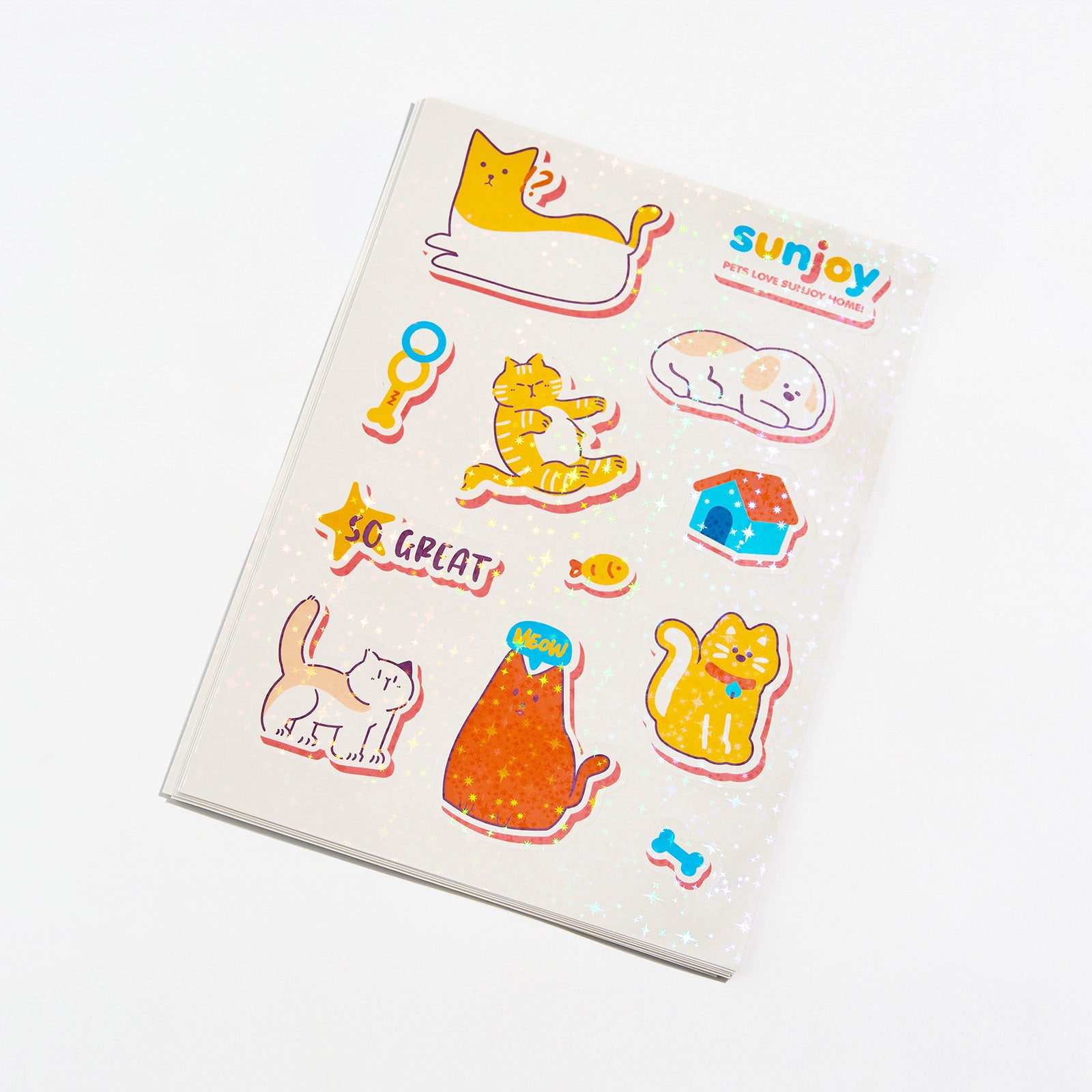 Holographic Star Sticker Sheets