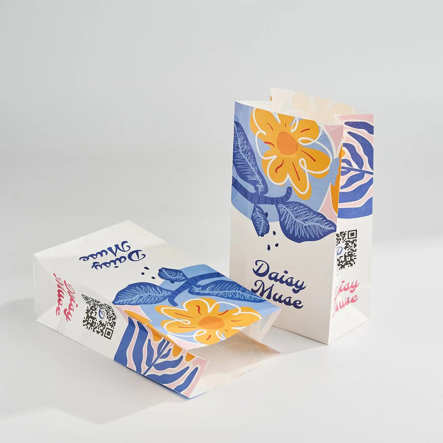 Custom 4-Side Printing Grocery Bags