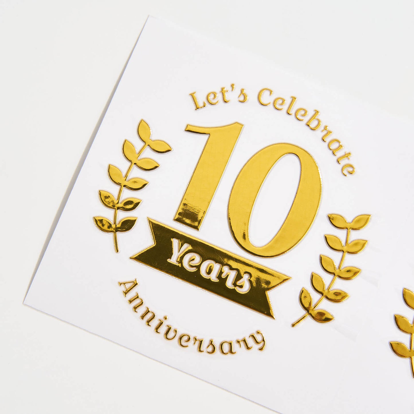 Gold Foil UV DTF Transfers