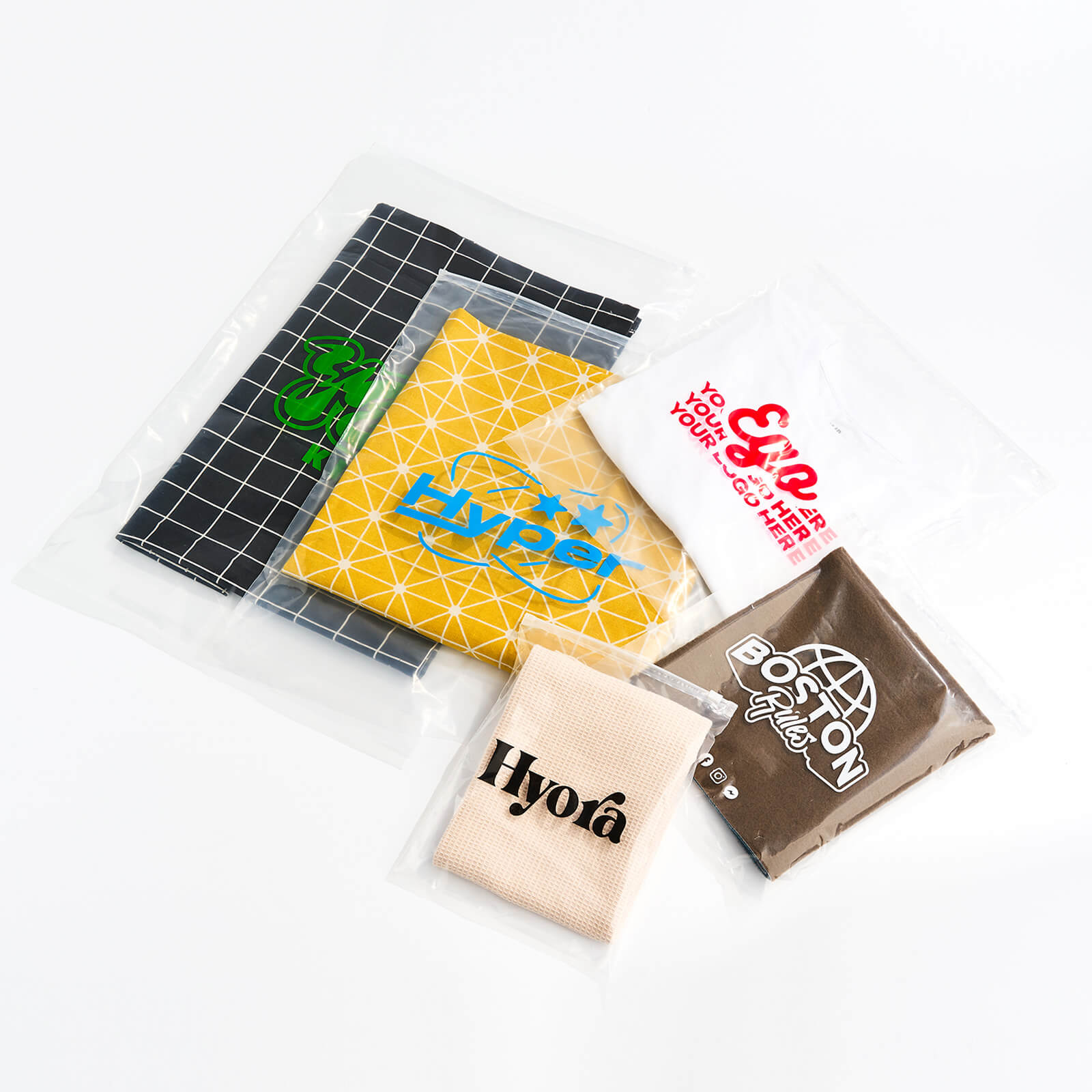 Custom Clothing Zipper Bags