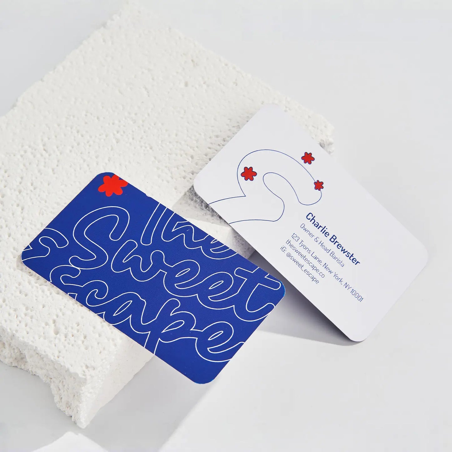 Custom Die Cut Business Card