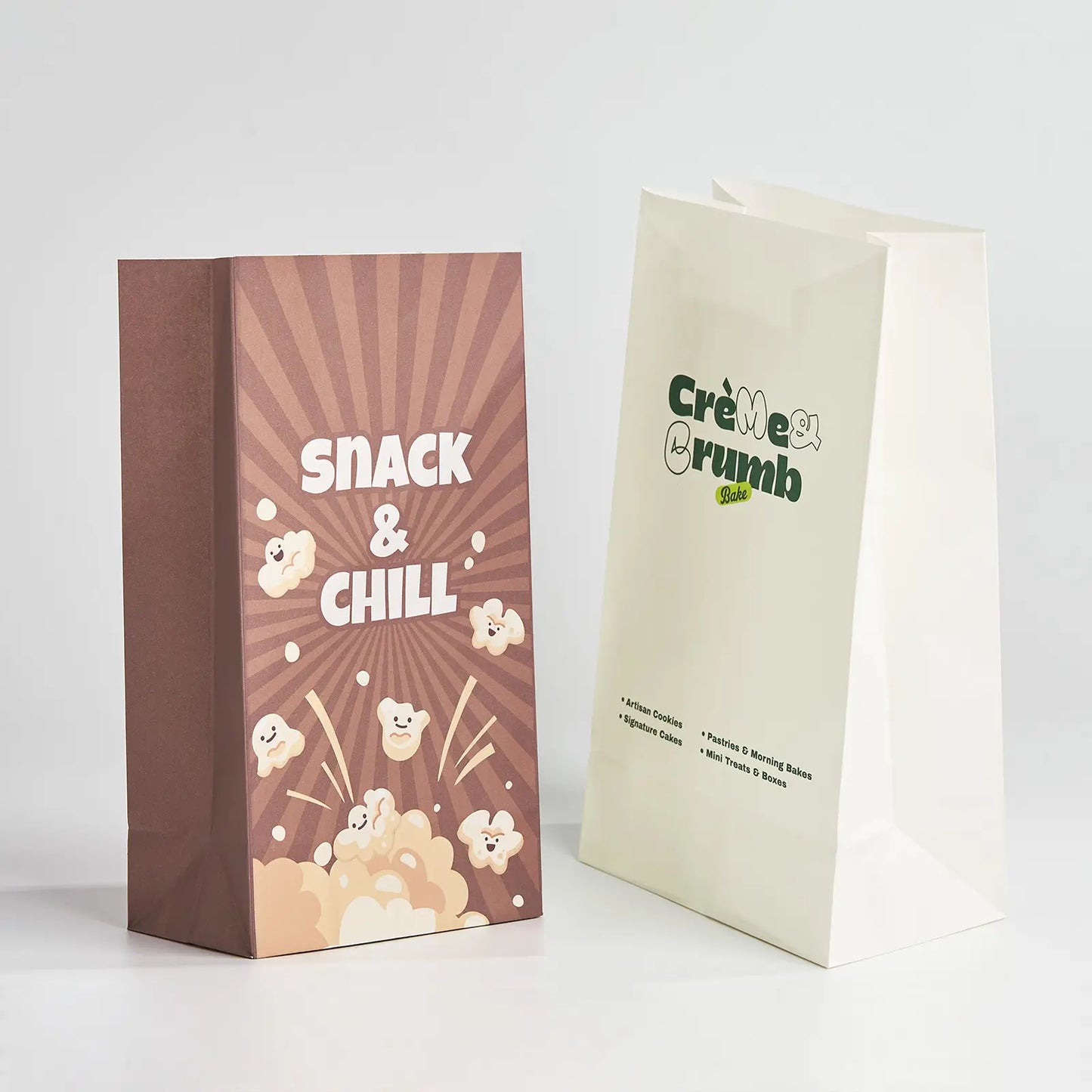 Custom Lunch & Popcorn Paper Bags