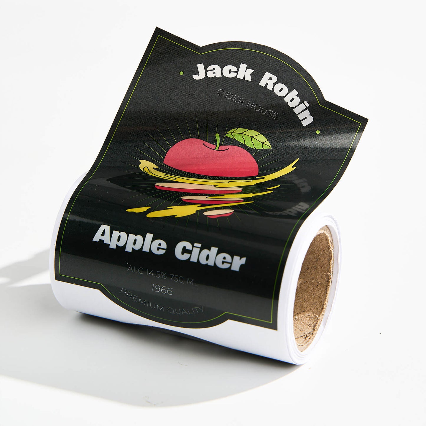 Silver Metallic Roll Labels