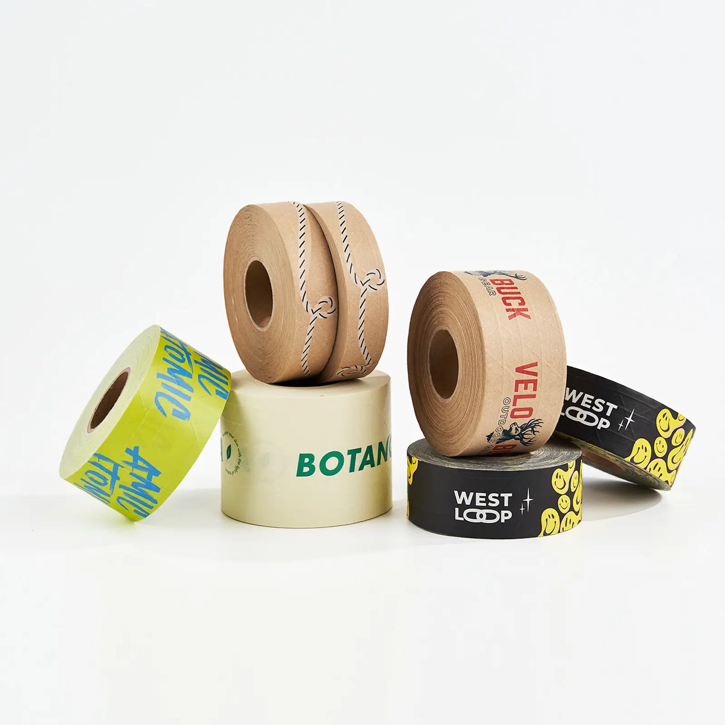 Custom Water-Activated Packaging Tape