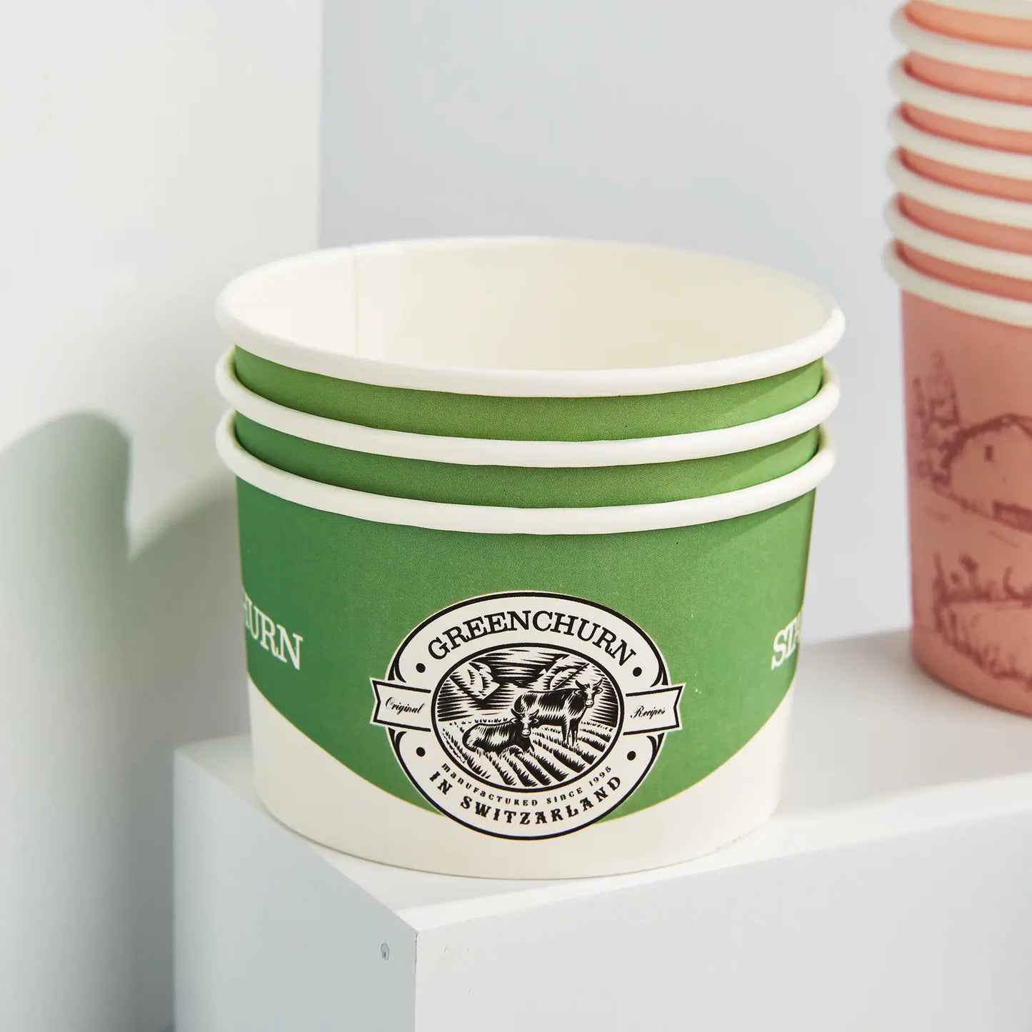5 oz Custom Recyclable Ice Cream & Yogurt Cups