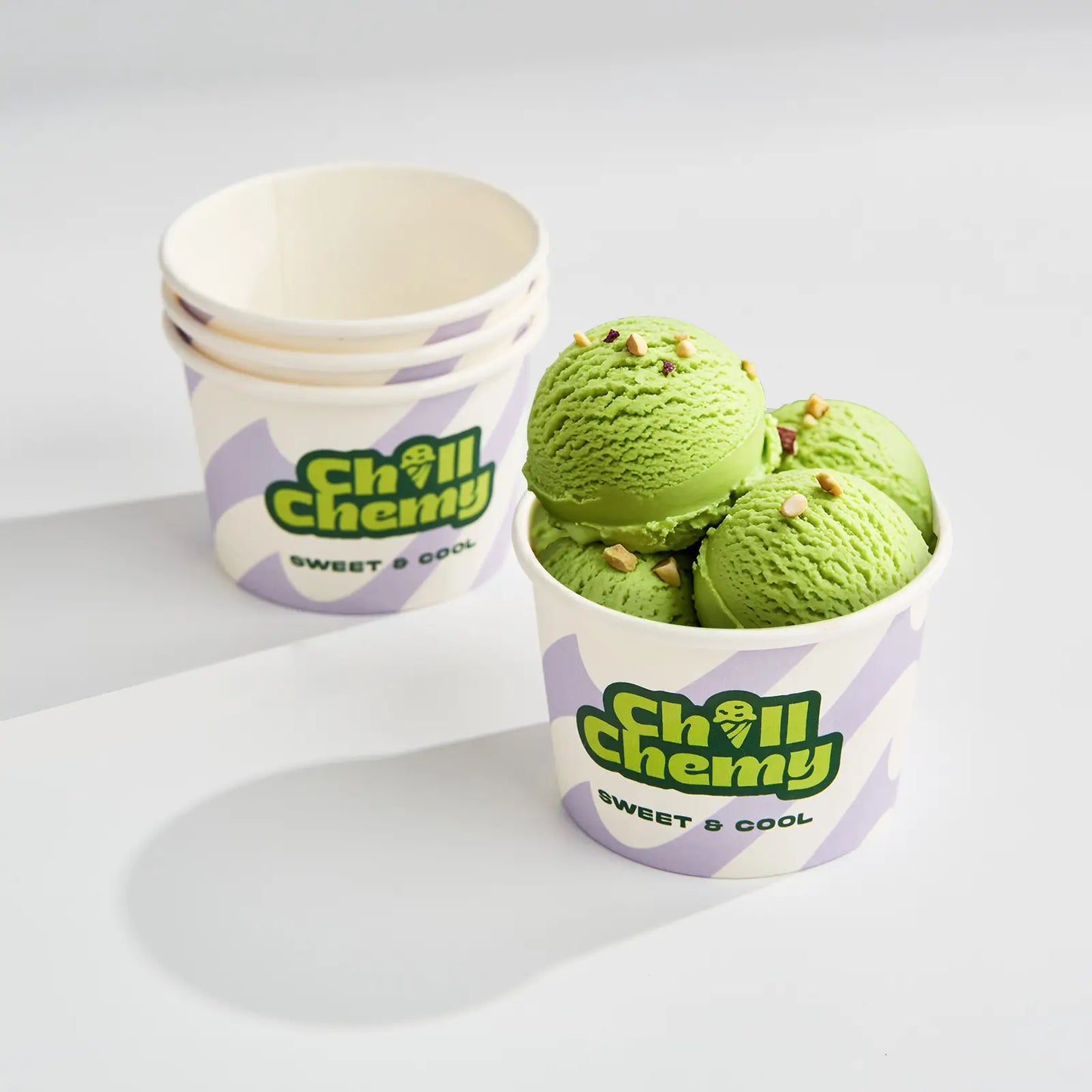3 oz Custom Recyclable Ice Cream & Yogurt Cups