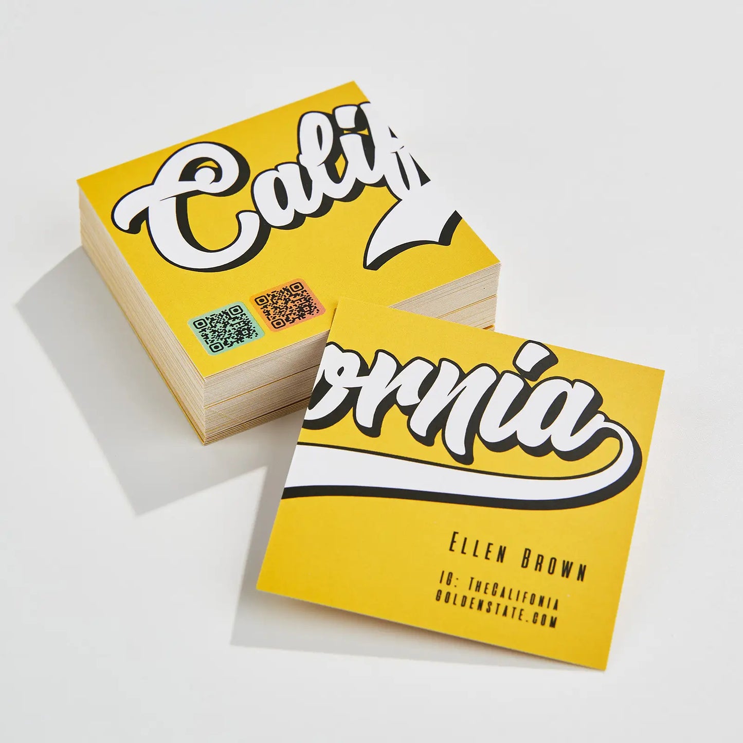 Custom Die Cut Business Card