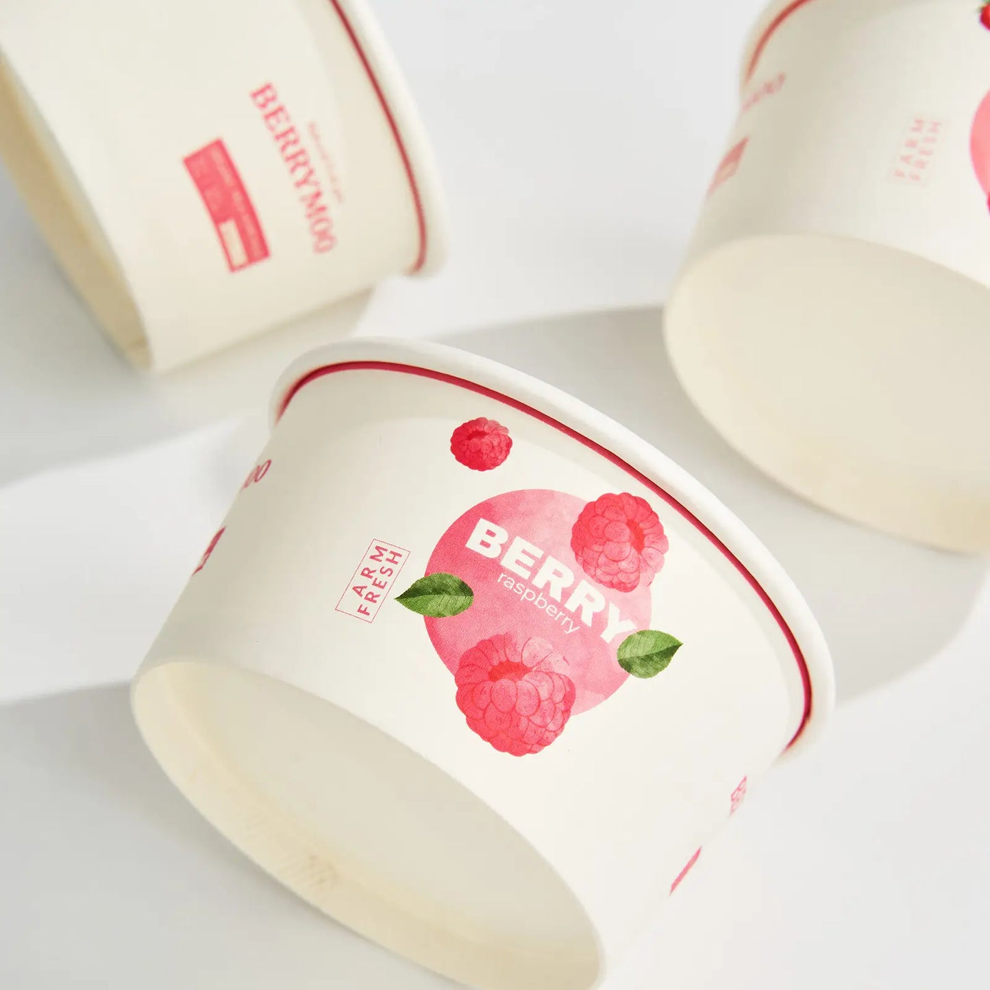6 oz Custom Recyclable Ice Cream & Yogurt Cups