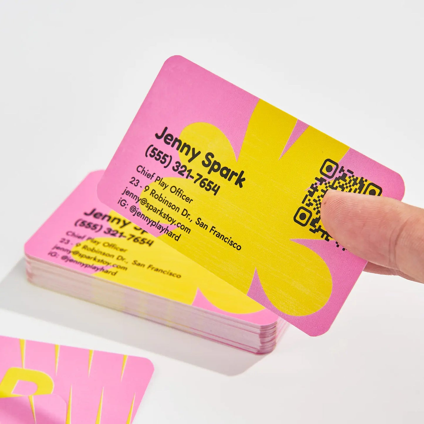 Custom Die Cut Business Card