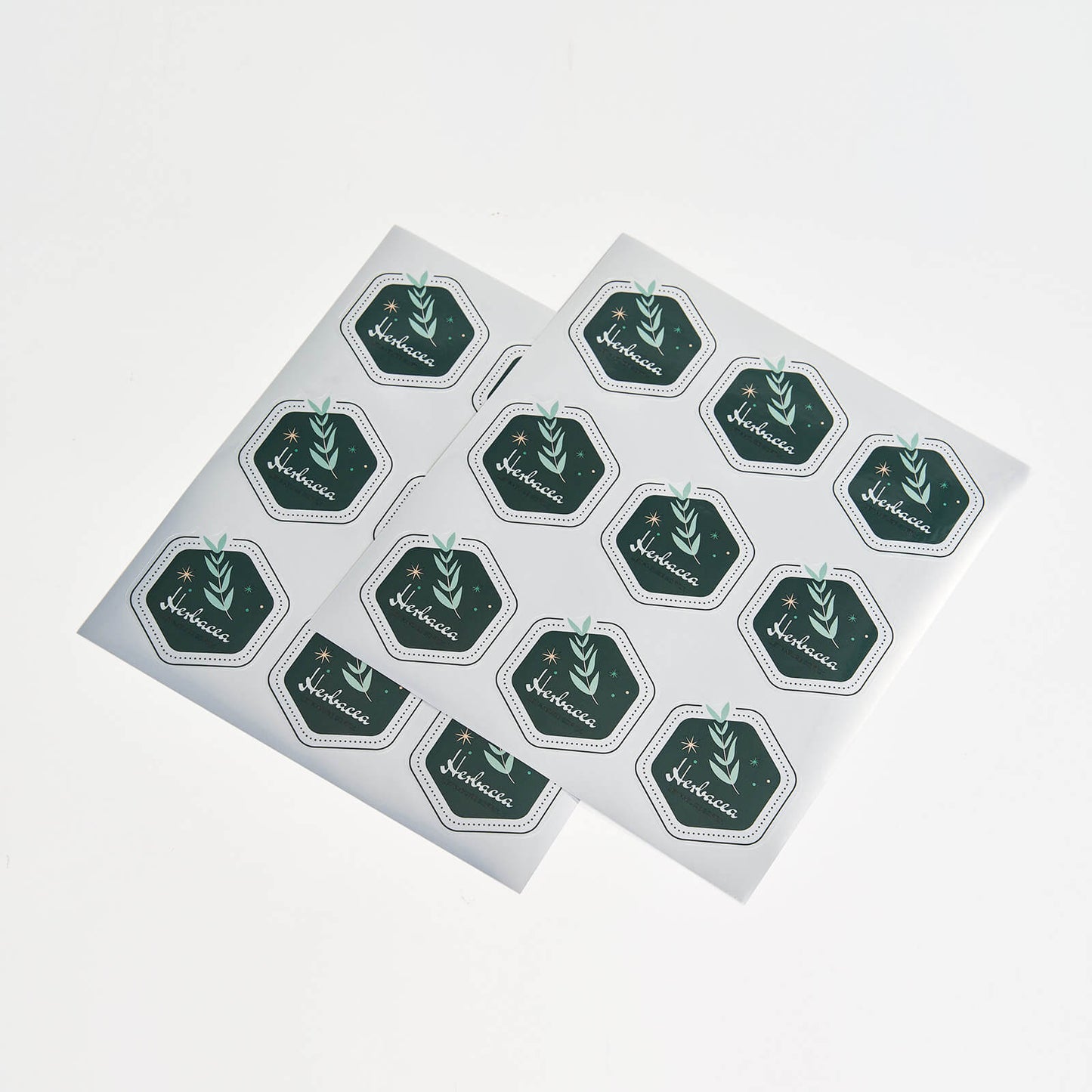 Silver Metallic Sheet Labels