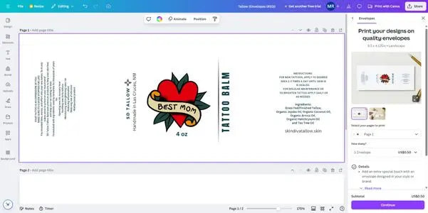 Jar Labels tempVendor