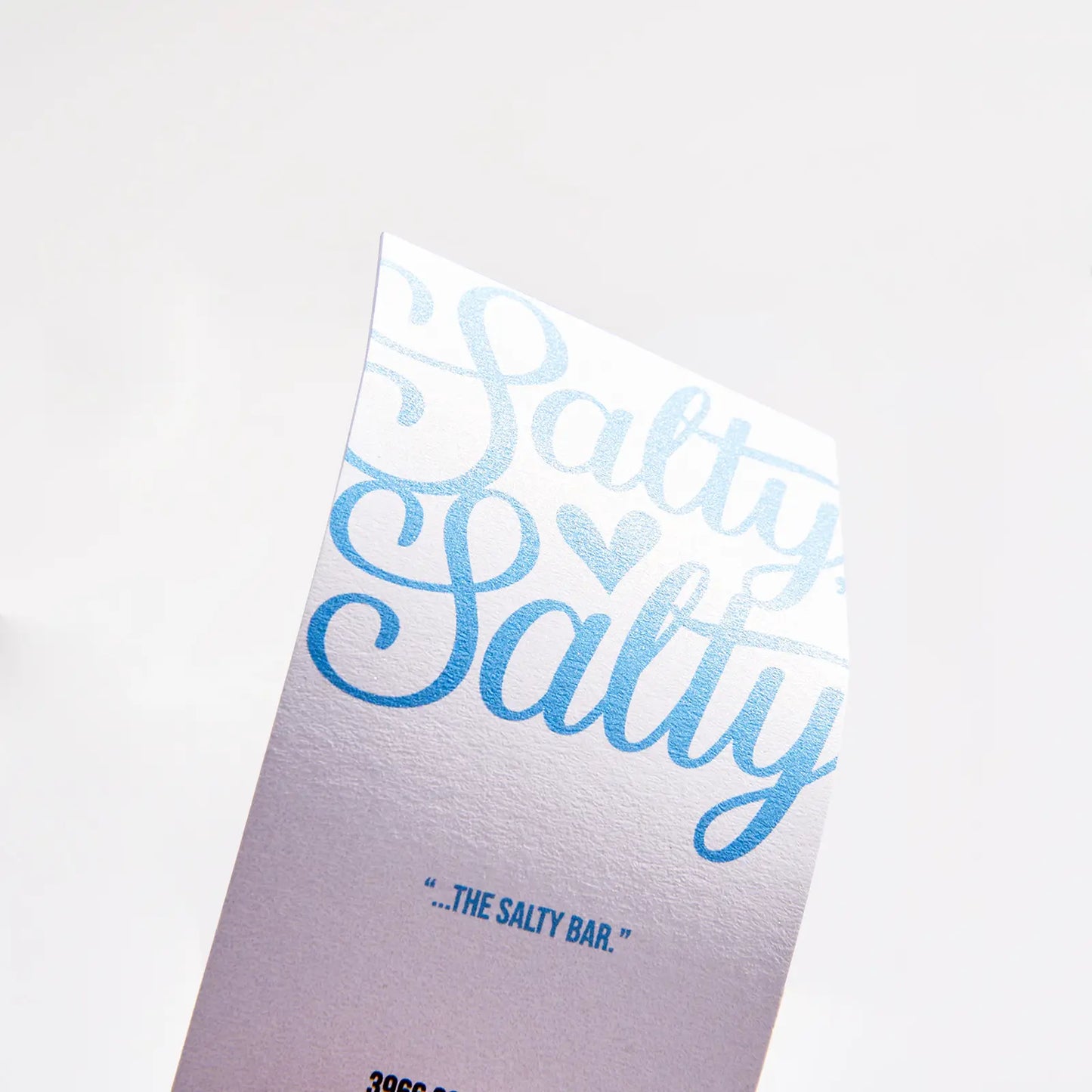 Custom Die Cut Business Card