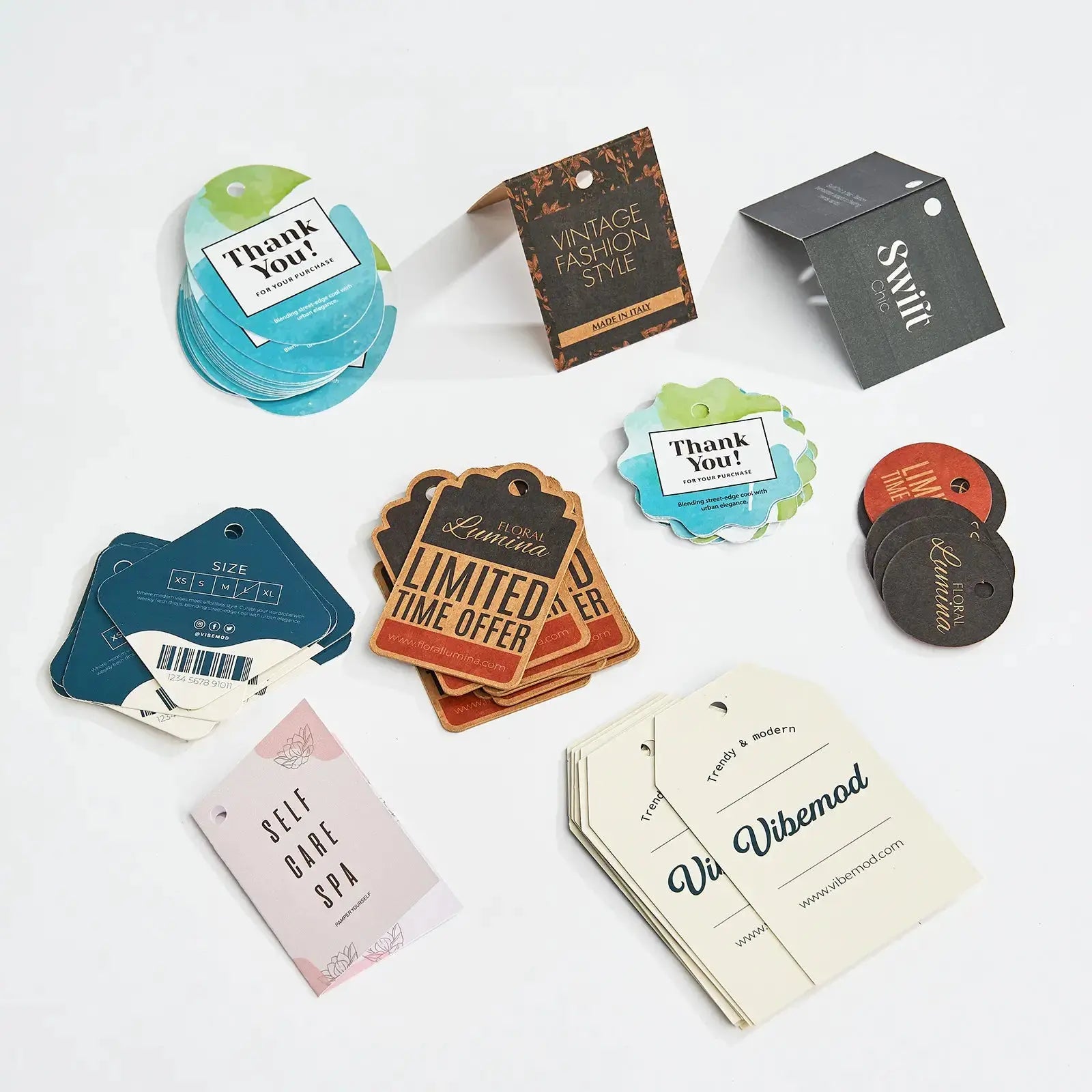 Custom Folded Hang Tags