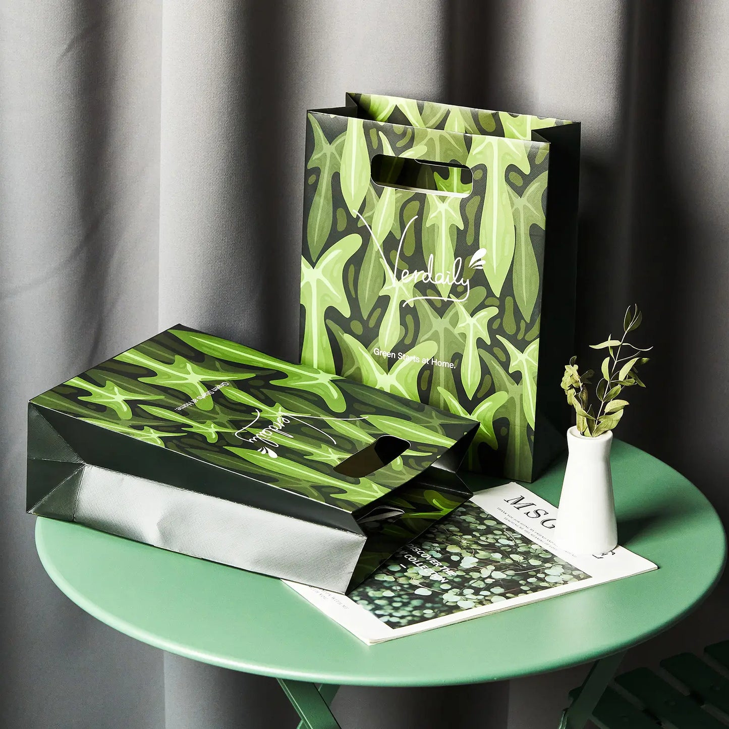 Custom Die Cut Handle Gift Bags