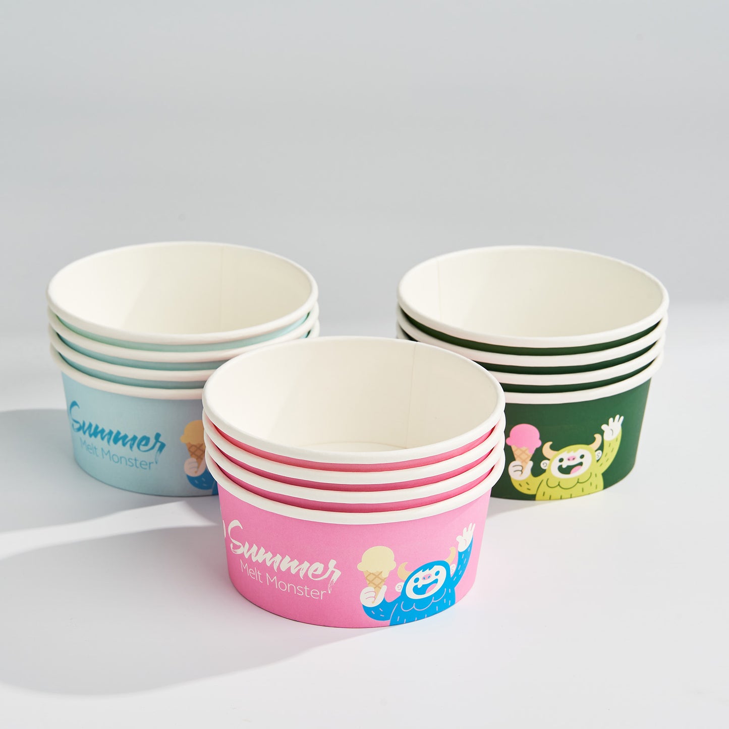 12 oz Custom Recyclable Ice Cream & Food Cups