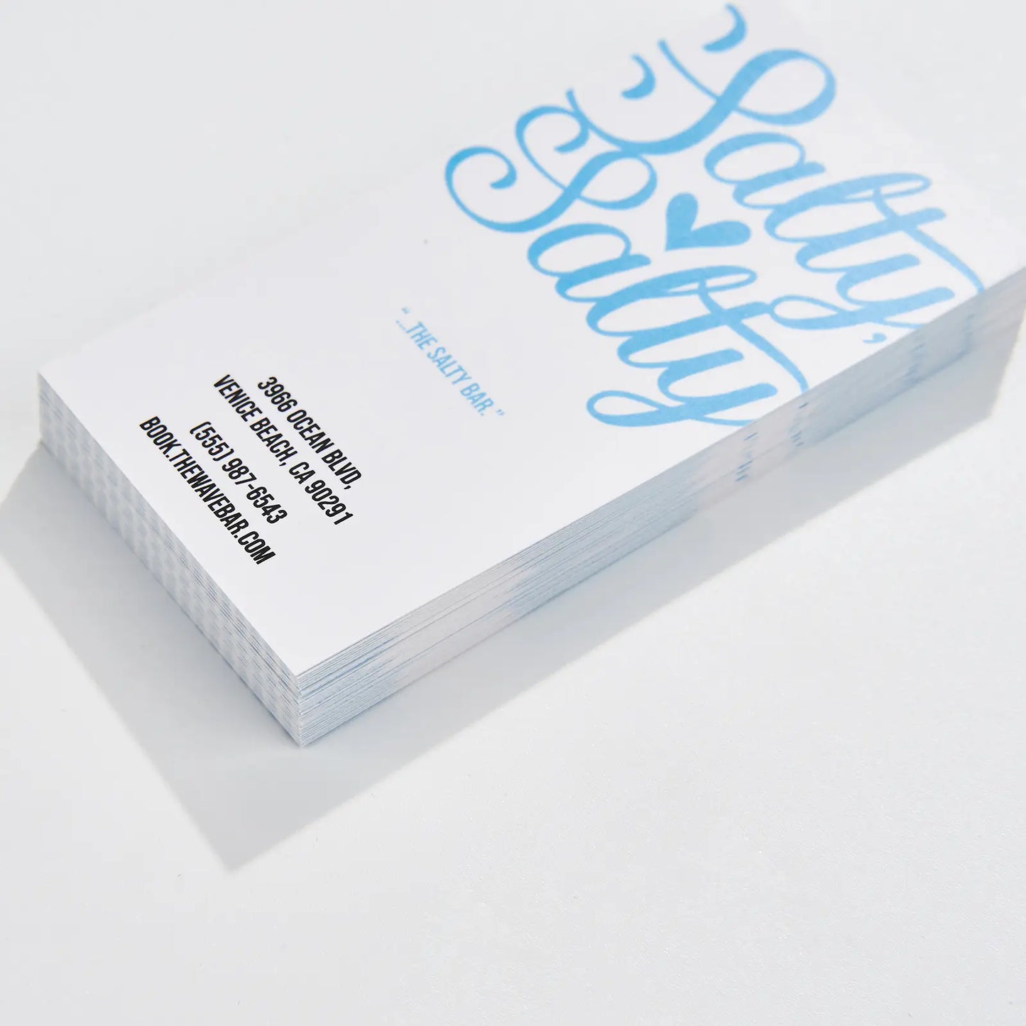 Custom Die Cut Business Card