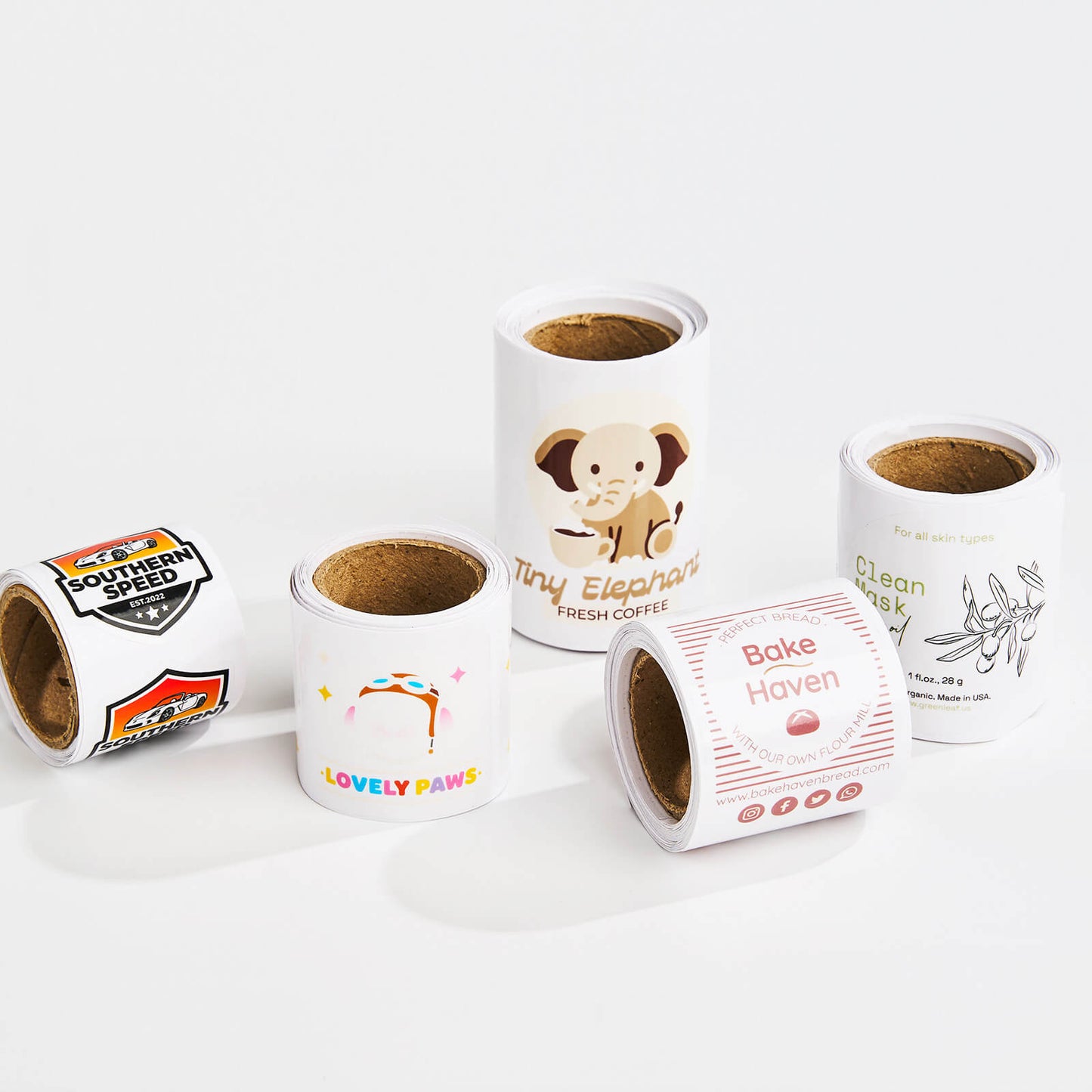 Clear Roll Labels