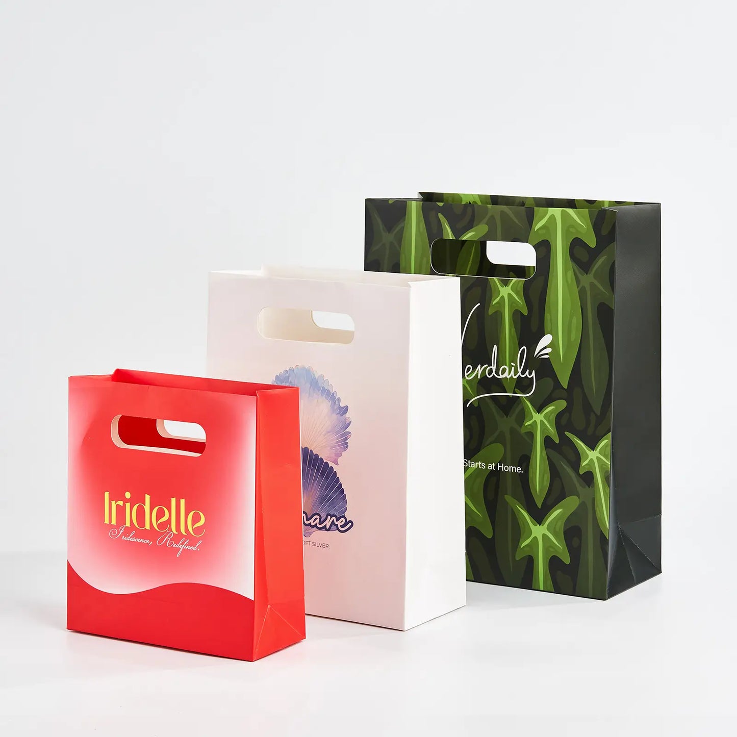 Custom Die Cut Handle Gift Bags