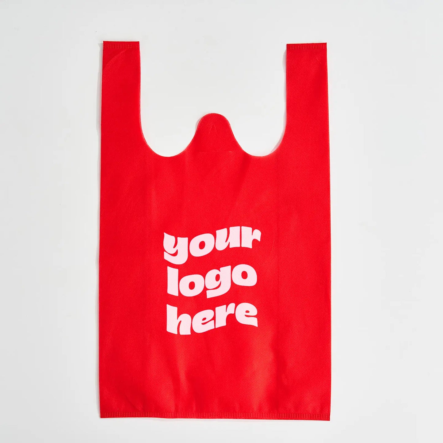 Custom Reusable T-Shirt Style Tote Bags