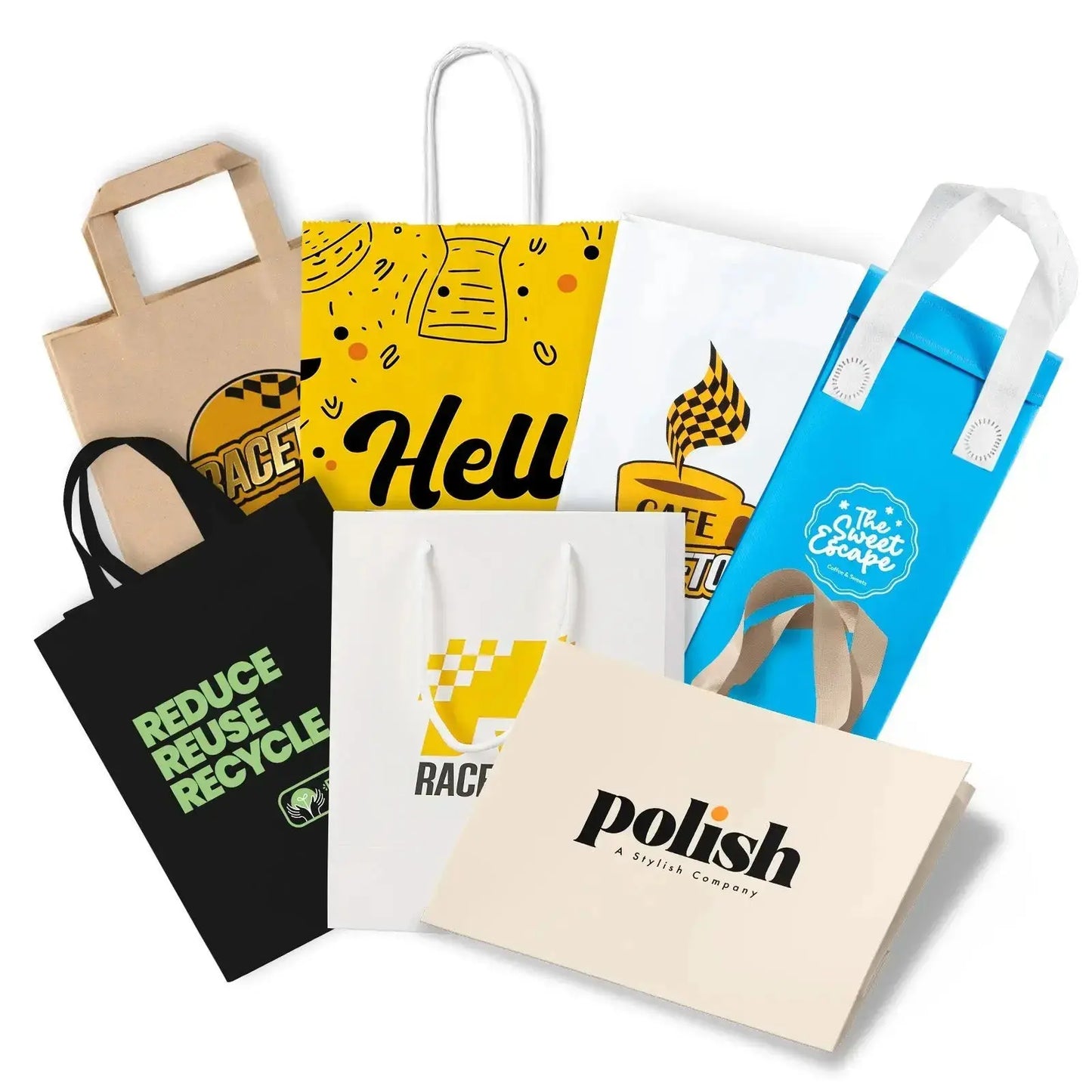 Eco-friendly Bags Sample Kit RacetopPrint