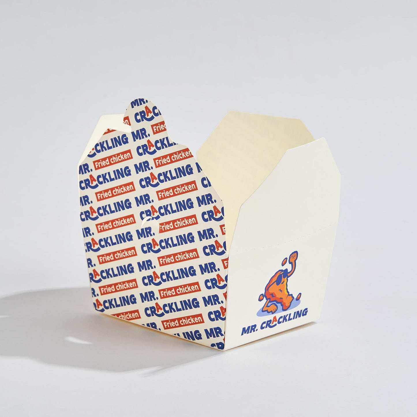 Custom Folded White Take Out Boxes
