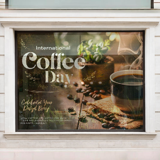 Perforated Window Decals