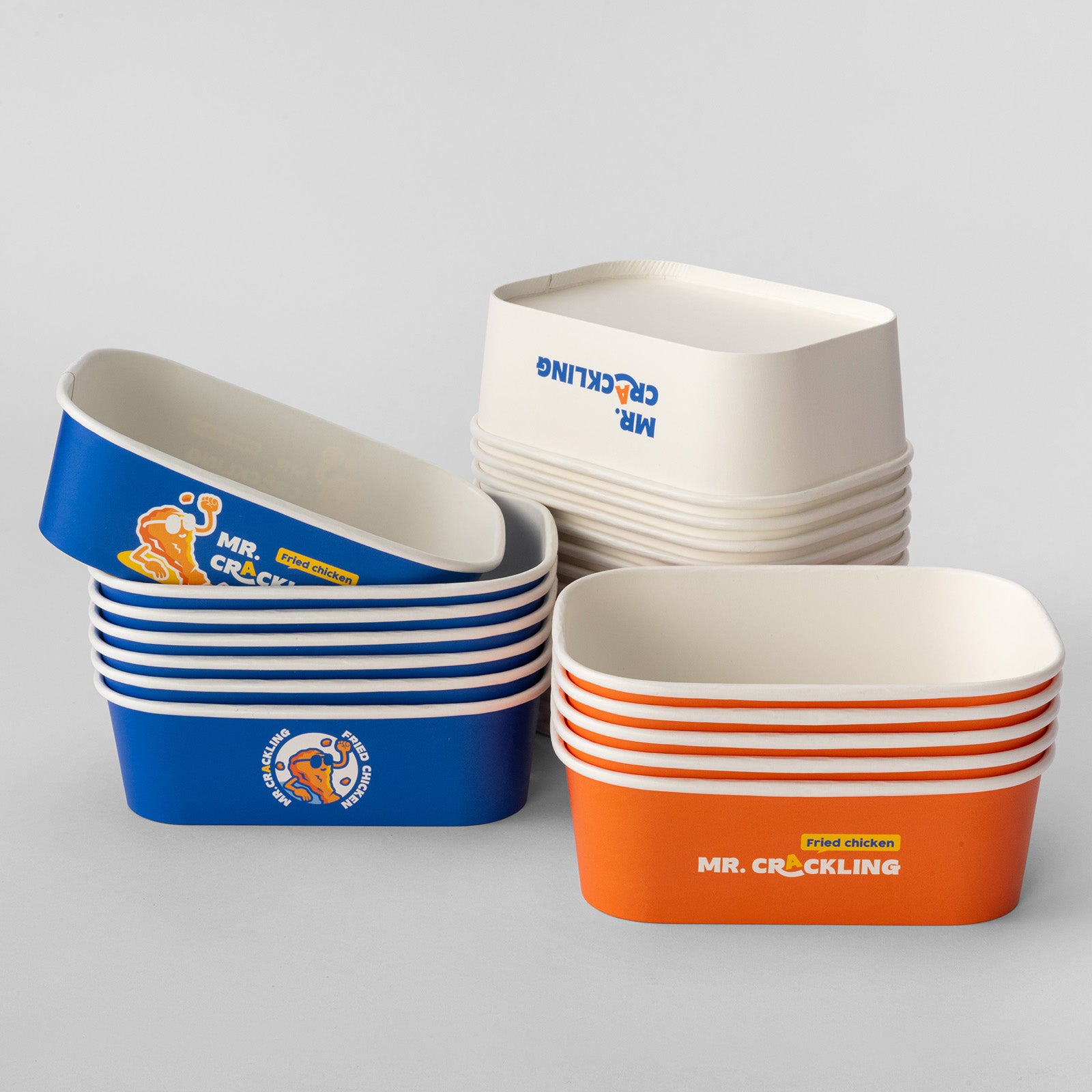Custom White Take-Out Containers & Food Containers