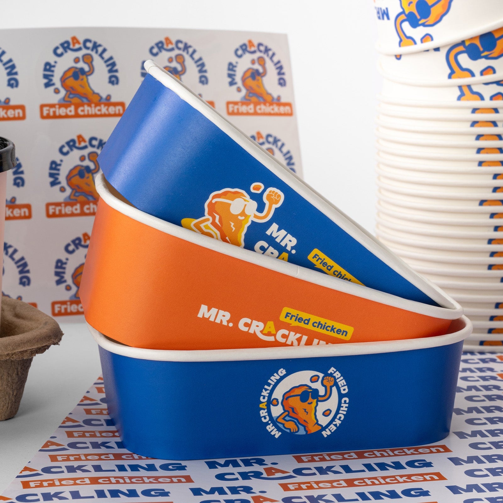 Custom White Take-Out Containers & Food Containers