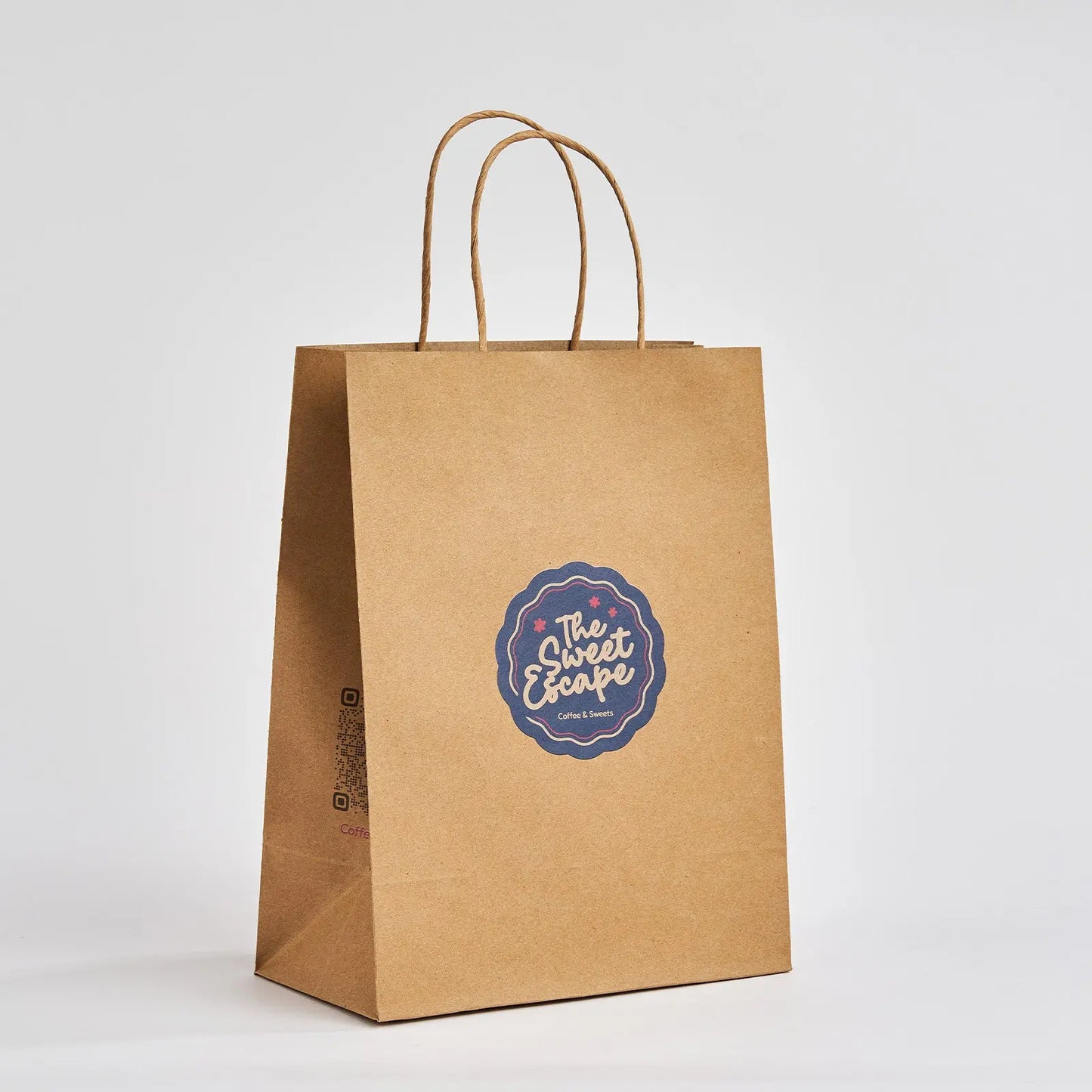 Custom 4-Side Printing Shopping Bags---Leaf & Grain RacetopPrint