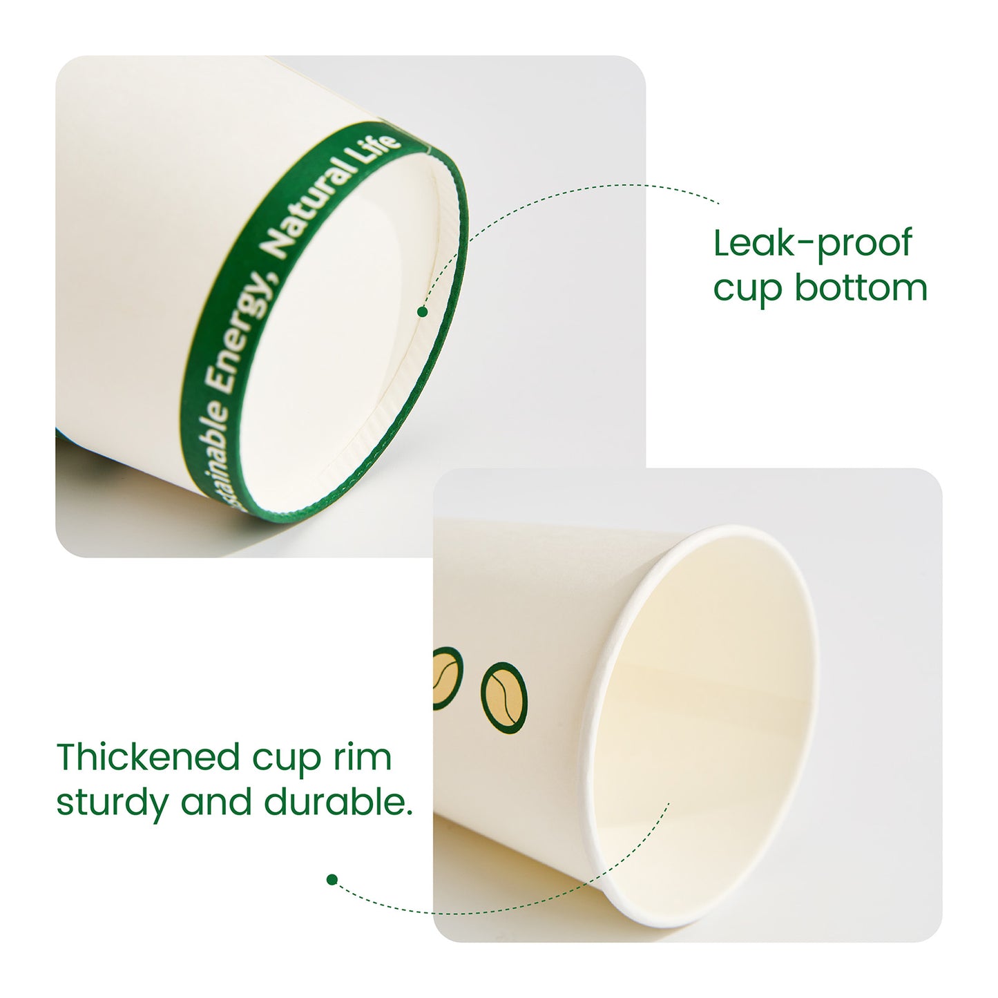 16 oz Custom Compostable Paper Cups