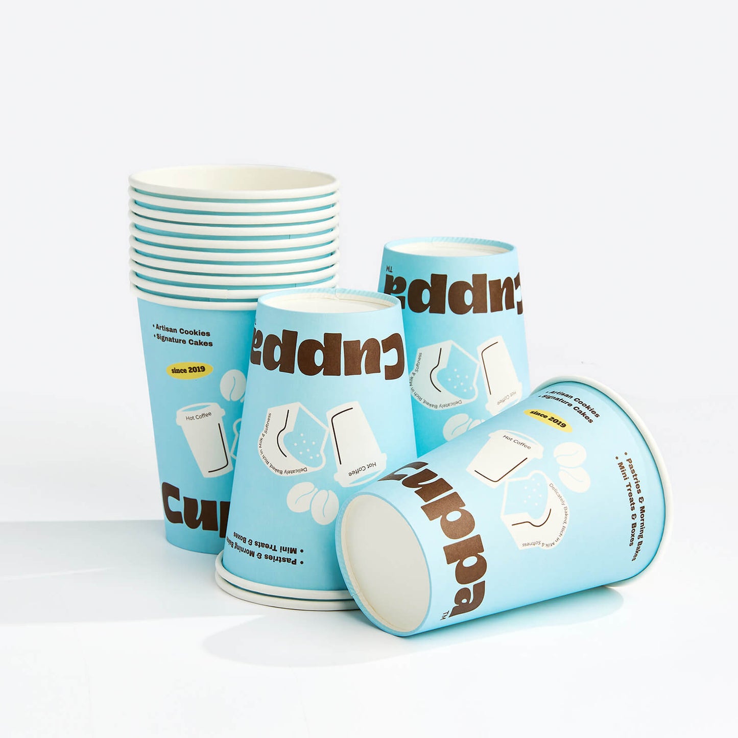 12 oz Custom Compostable Paper Cups