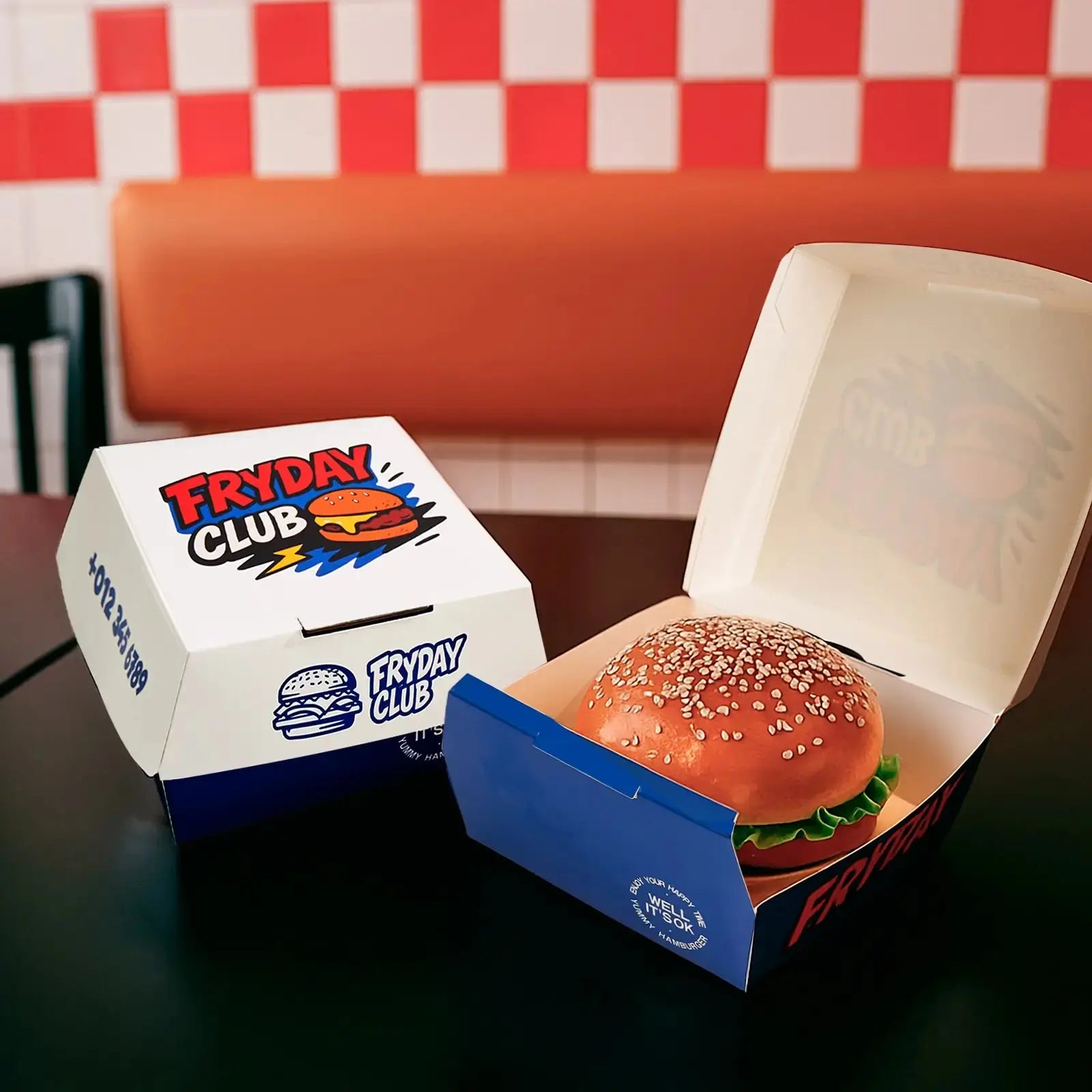 Custom Burger Boxes