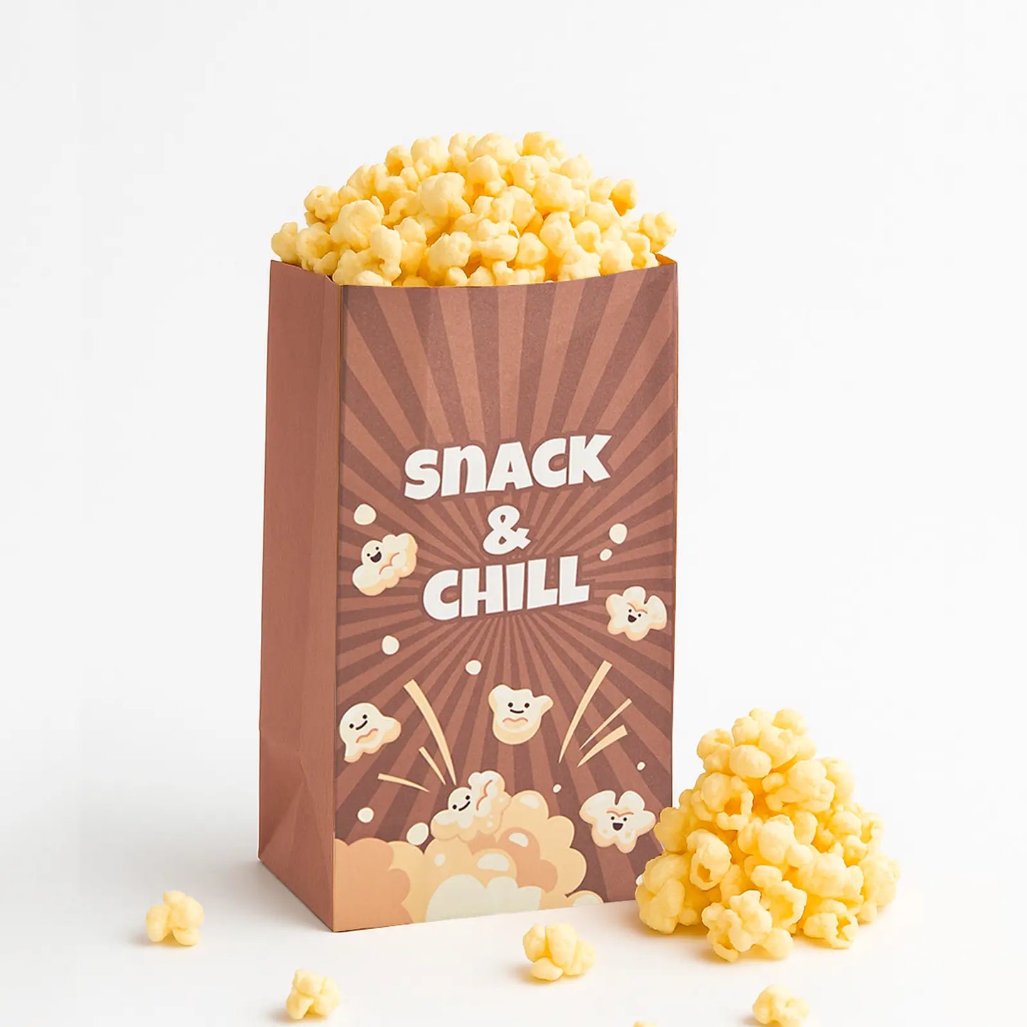 Custom Lunch & Popcorn Paper Bags
