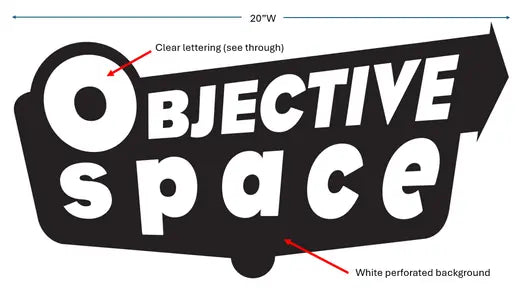 Custom Perforated Car Window Decals tempVendor