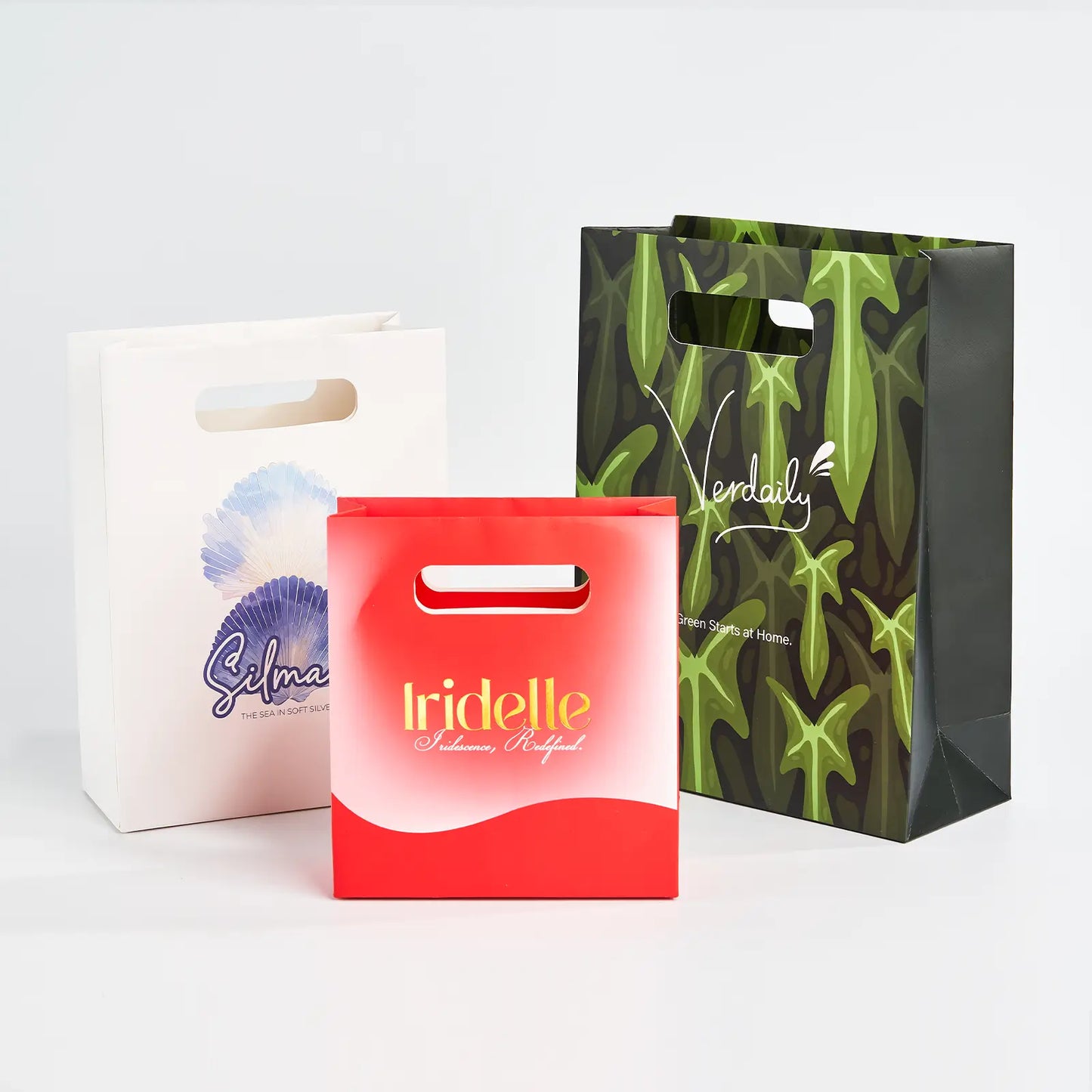 Custom Die Cut Handle Gift Bags