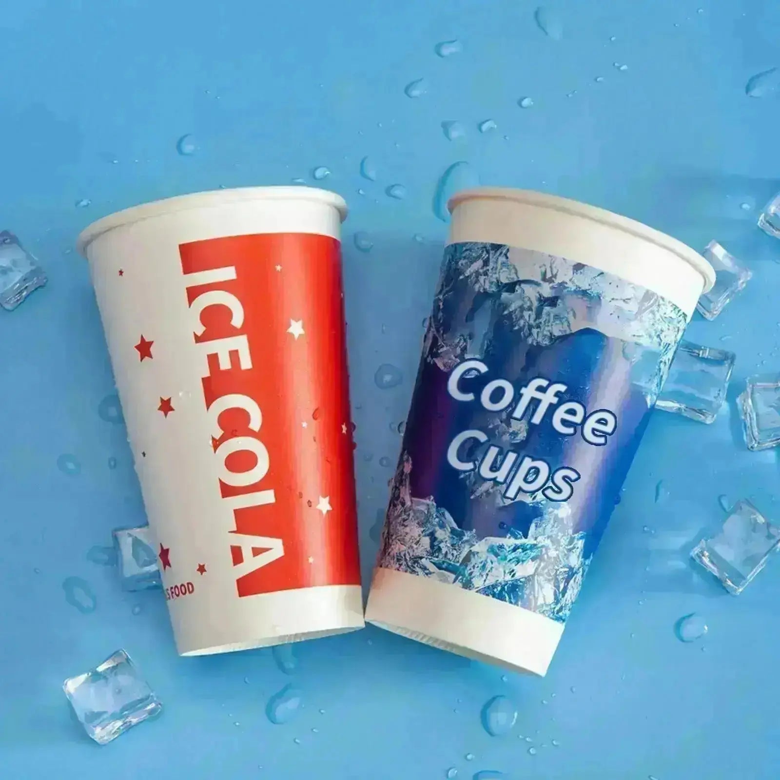 8 oz Custom Recyclable Paper Cups