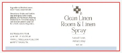 Bottle Labels tempVendor