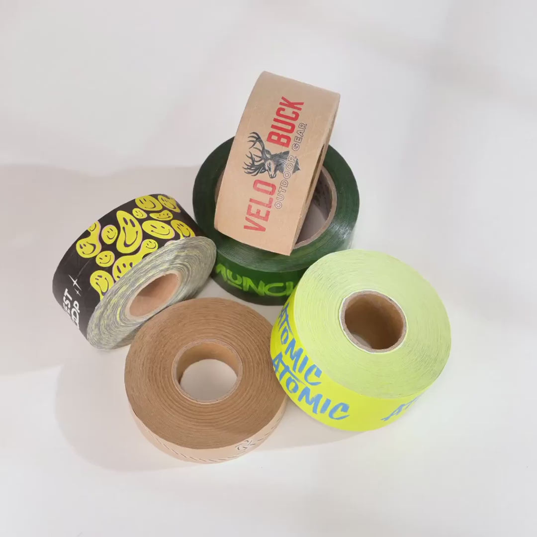 Custom Water-Activated Packaging Tape