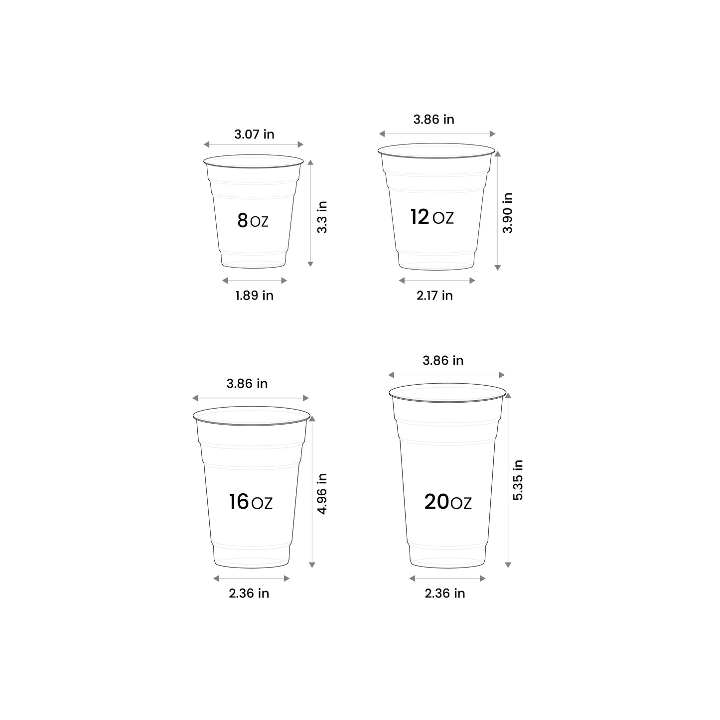 8 oz / 100,8 oz / 200,8 oz / 500,8 oz / 1000,8 oz / 2000,8 oz / 5000,8 oz / 10000,8 oz / 20000