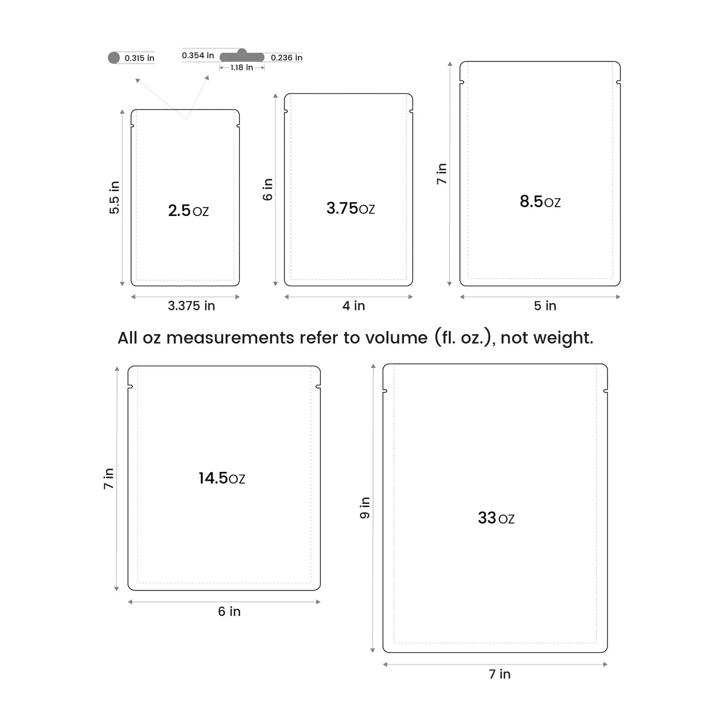 Custom Flat Pouches-SPU RacetopPrint