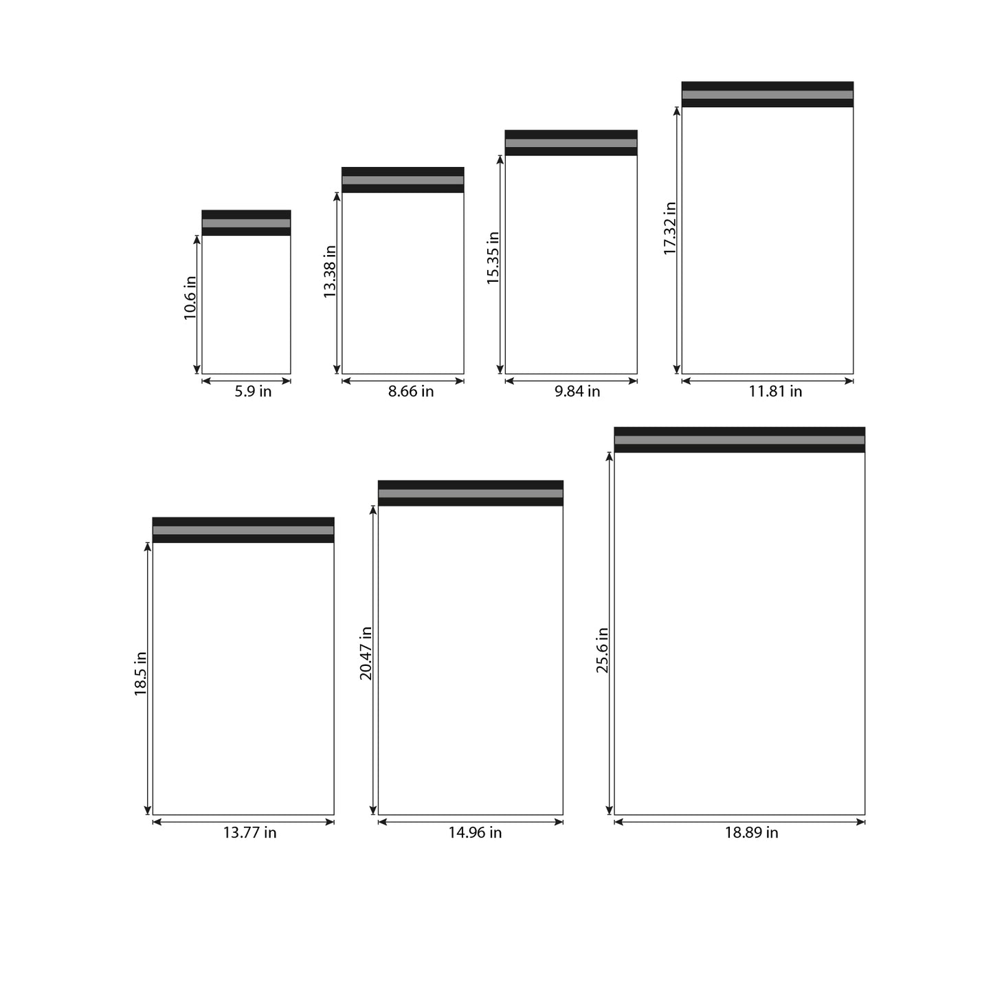 Custom Colored Poly Mailers