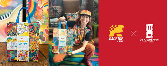 RacetopPrint × All Around Artsy: Where Custom Packaging Meets Art