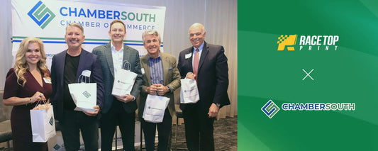 RacetopPrint × ChamberSOUTH: Powering Local Impact with Custom Print