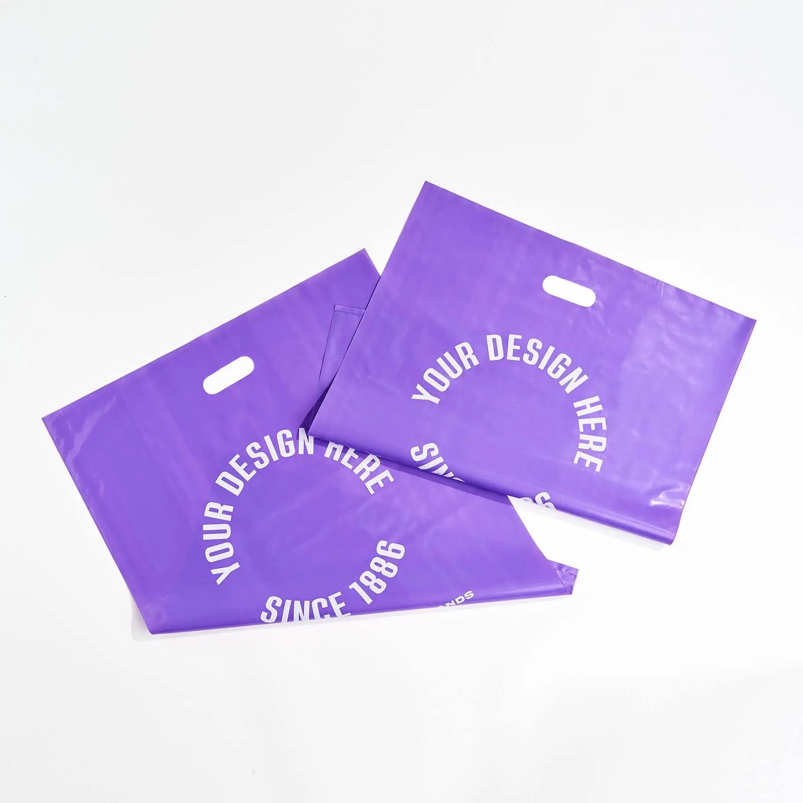 Die Cut Handle Plastic Bags