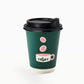 12 oz Custom Recyclable Double Wall Paper Cups with Lids