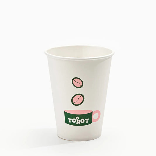 12 oz Custom Recyclable Paper Cups