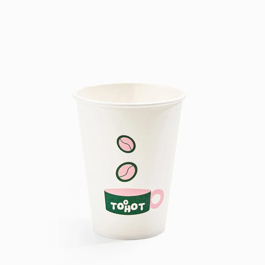 12 oz Custom Recyclable Paper Cups