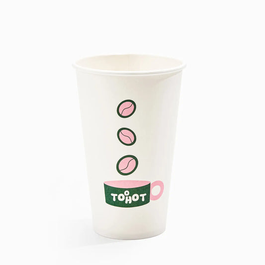 16 oz Custom Recyclable Paper Cups