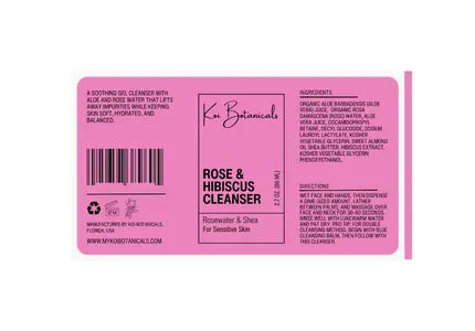 Cosmetic Product Labels tempVendor